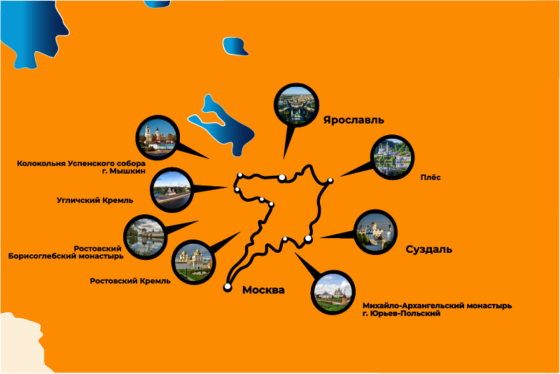 Suzdal-Yaroslavl weekend tour Rusmototravel
