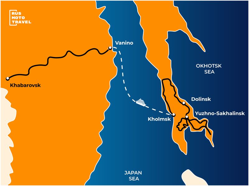 Sakhalin - Khabarovsk mototour with Rus Moto Travel